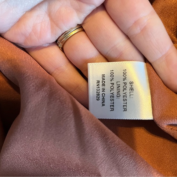 Nelly Mini Dress in Terracotta Brown | Size XS - Picture 7 of 7